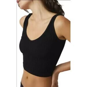 Free People Intimately Seamless Crop - Color Black - XS/S - NWOT